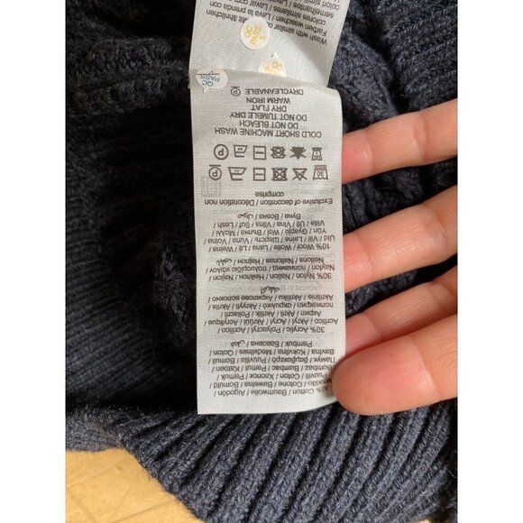 SELECTED Homme BNWOT Knit Sweater "Atlas" Navy Blue Sz 2XLarge New - Picture 7 of 8